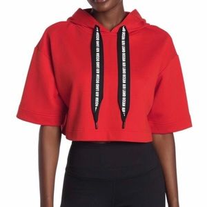 ALO Yoga Cropped Hooded
Top Air Land Ocean Red Size S